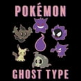thumbnail image 2 of Men's Pokemon Ghost Type Group  Graphic Tee Black Large, 2 of 5