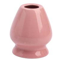 Ceramic Chasen Holder Stand for Matcha Whisk, Tea Ceremony Accessory, Tea Utensil Rest for Wood Whisk Drying Storage, Mini Zen Decor, Matcha Tea Whisk Holder, 1Pc, Multicolor(Pink1,2.5x2.5x2.7")
