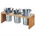 thumbnail image 2 of Cal Mil 1425-3-99 Madera Reclaimed Wood 3 Compartment Stand - Brown, 2 of 2