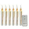 thumbnail image 1 of Agiferg 6PCS Battery Operated Flameless LED Taper Candles Lights Fake Candles, 1 of 6