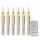 thumbnail image 2 of Xihbxyly Velas Led Cónicas Sin Llama, Llama Amarilla Suave Parpadeante, Funciona con Pilas, Incluye Control Remoto, Decoración de Mesa para Bodas, Iluminación para Fiestas Navideñas o Al Aire Libre,, 2 of 6