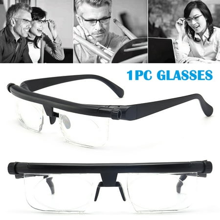 Adjustable Strength Lens Reading Myopia Glasses Variable Focus Vision ...