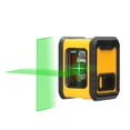 thumbnail image 1 of Gradiente Irfora Portátil Mini 2 líneas verdes Nivel láser Líneas verticales horizontales 3 ° Función de autonivelación Herramienta de nivelación con función de línea oblicua para colocación de baldo Irfora Gradiente, 1 of 2