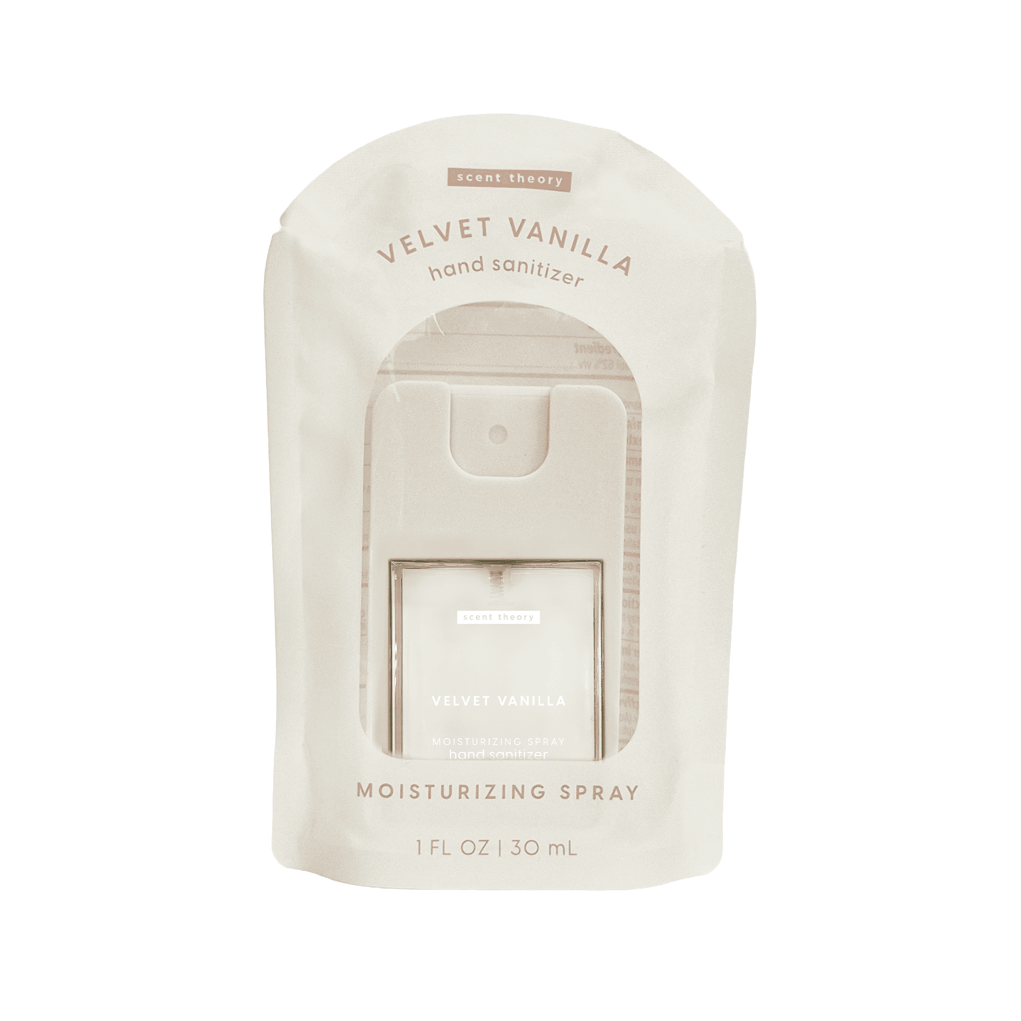 Scent Theory Hand Sanitizer Spray, Velvet Vanilla, 1 fl oz