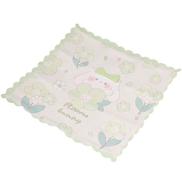 LCXmlly Plant Holder Cartoon Pattern Cooling Cushion Foldable Breathable Leakproof