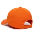 thumbnail image 6 of OC Sports GWT-116  Adj. Garment Wash Cotton Baseball Cap - Orange, 6 of 8