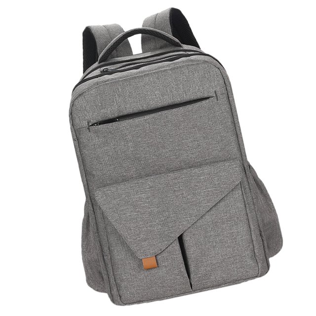 Bolsa de Pañales para Bebé Y Papá Espalda Impermeable Grande, Bolso para Pañales para Cochecito Gris Sunnimix Mochila de hombro momia