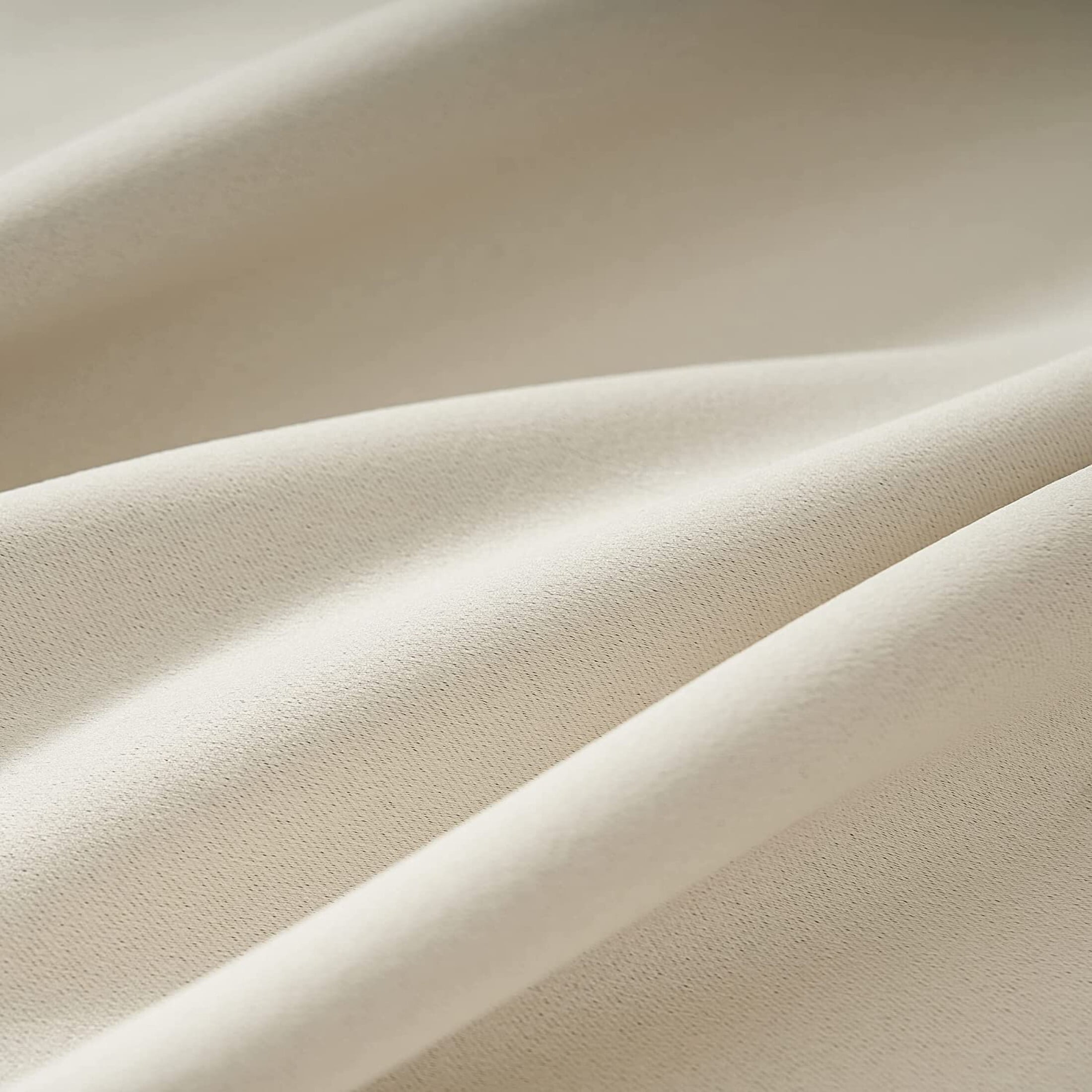 Flowpartex Pom Pom Modern Beige Grommet Blackout Curtain Panel Pairs, 52” x 84” (2 Panels)