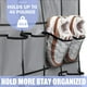 thumbnail image 5 of Organizador de zapatos para colocar sobre la puerta, Tiblue, gris, 172 x 67 cm, 35 bolsillos, 5 of 9