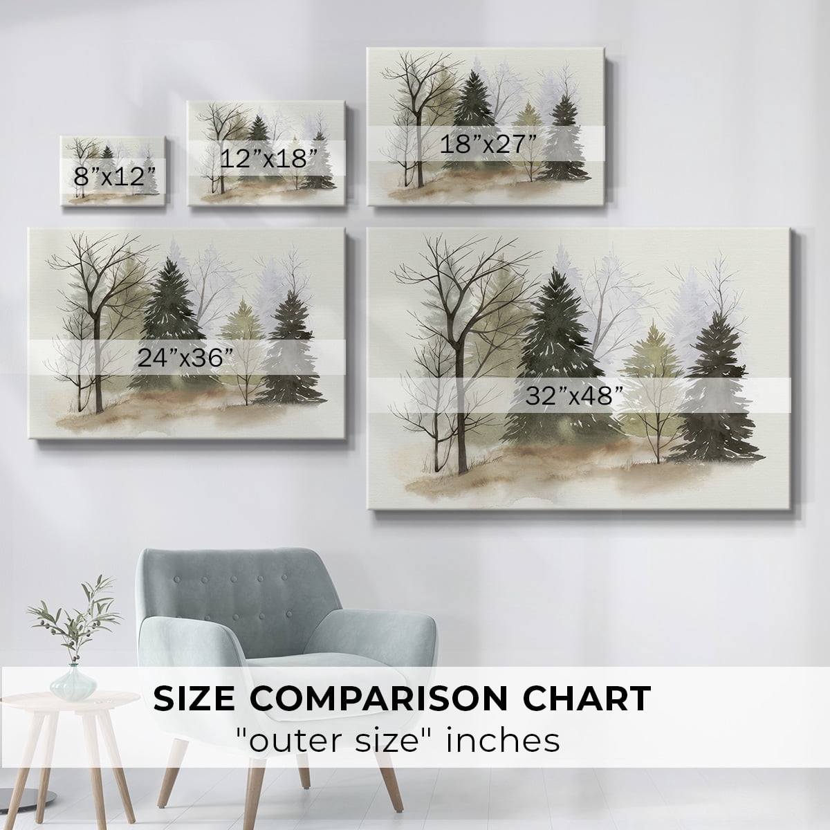 In the Mist II- Gallery Wrapped Canvas