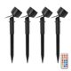 thumbnail image 2 of Luz LED para exteriores con rotación de 360°, resistente al agua, 13 colores, 100-240 V, alto brillo para piscinas y jardines, IP68, 2 of 8