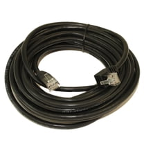 25ft Cat6 ANGLED-UP Ethernet RJ45 Patch Cable, NON-BOOTED, BLACK