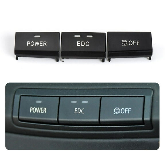 Partscollect 3 pcs  Car Center Console Switch Button Multi-Function Switch Button Compatible with BMW 3 Series E90 E92 E93 M3 2005 2206 2007 2008 2009 2010 2011 2012 Replaces OE# 61317841136