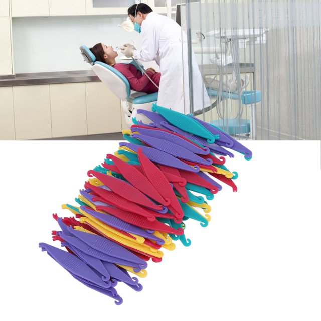 Candadores de Gomas de Goma Dental, Reemplazo de PLÁSTICO DESECHABLE DE PLÁSTICO ORTODONCIA CANDADORES ELÁSTICOS PORTÁLES