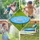 thumbnail image 3 of (Azul 100 cm) Juego de tapete rociador de agua plegable Verano Jardín al aire libre Piscina Juguete de playa PVC portátil plegable para niños Actividades familiares al aire libre, 3 of 5
