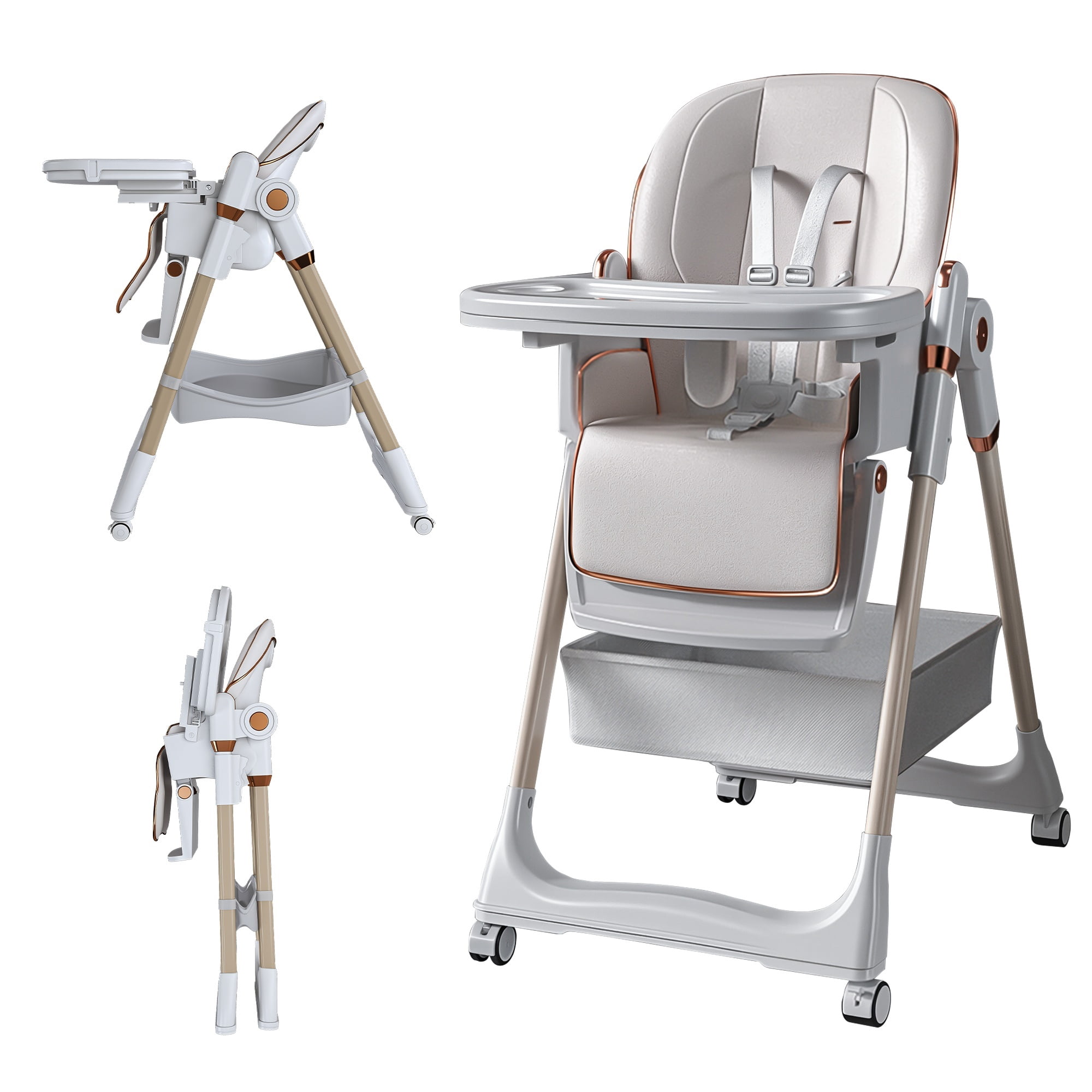 uppababy william color Vista V3 Stroller 071624event_update Color:Hazy Grey Factory Custom Logo Pvc certified leather details elevate