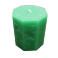 thumbnail image 4 of Vela Energética color Verde, Equilibrio y Conexión, Con Base de Acero, 4 of 4