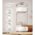 thumbnail image 4 of Baby Bottle Steam Sterilizer with Timer for Baby Bottles, Pacifiers, Pump Parts, and Toys - White, 4 of 7