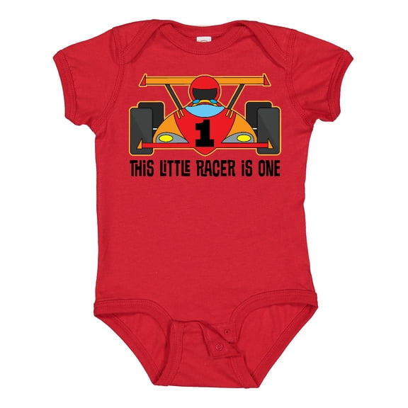 Inktastic 1st Birthday Race Car Boys Boys Baby Bodysuit