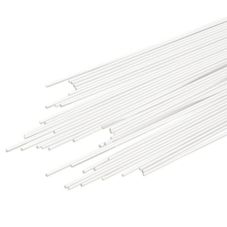 Uxcell PLA Filament Refills for 3D Printing Pen 10inch Length 40pcs Clear