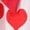 Red, variant on Toddler Baby Girls Princess Dress Swing Love Heart Print Round Neck Ruffl𝖾d Short Sleeve Casual Toddler Gown Frock Outfit Apparel Clothing Wear Style