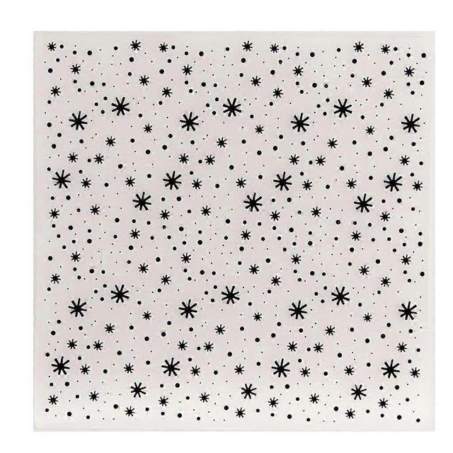 Embossing Template for Scrapbooking, Card Making, Photo Album, Fondant Cake Decoration, 5x7 Inch Design