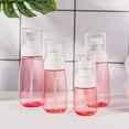 thumbnail image 4 of Farfi 30/60/80/100ml Liquid Soap Shampoo Lotion Shower Gel Pump Bottle Empty Dispenser (Transparent Pink,60ML), 4 of 13