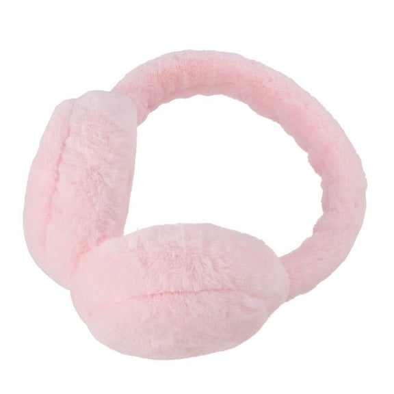 HOOWIFFY Adorable Winter Ear Muffs Women 1Pack Plush Pink Warmth Essential
