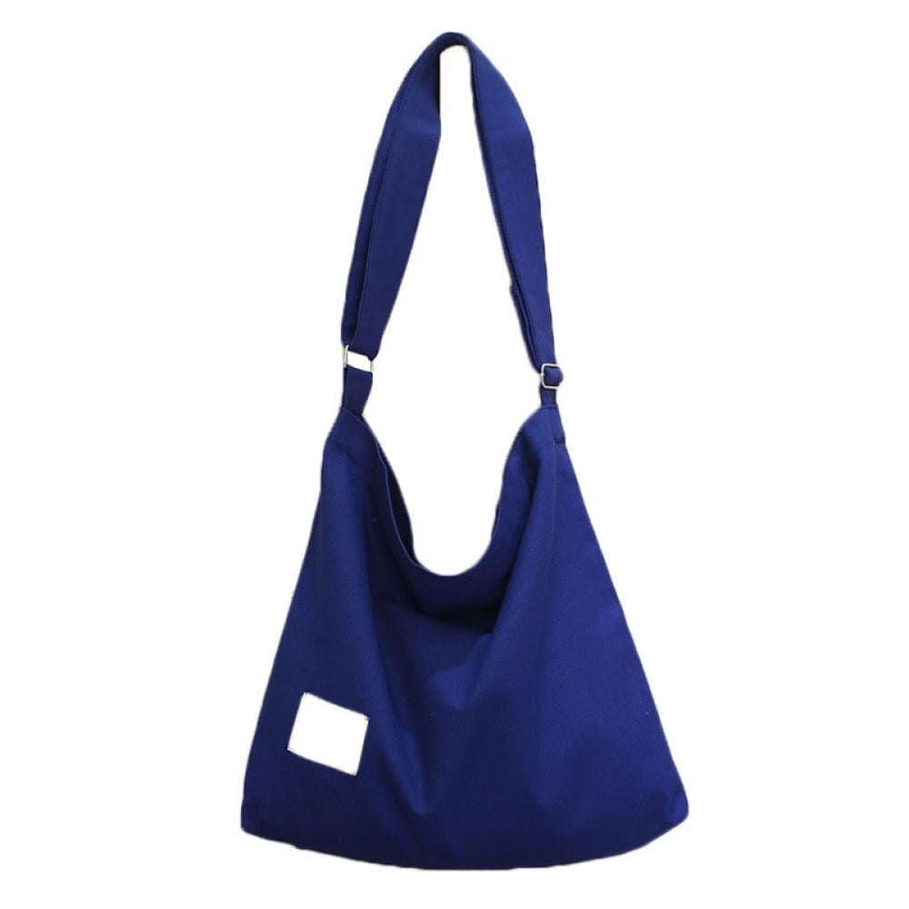 Womens Hobo Bag Canvas Shoulder Bag Casual Crossbody Messenger Large Capacity Handbag Tote Travel Bag lightweight Purse 