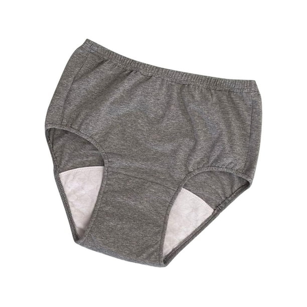 Diapers for elderly soft, washable, reusable, waterproof underwear,  incontinence Light Gray 3L