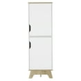 thumbnail image 7 of Nmkwnr Kitchen 2 Doors Pantry with 4 Inner Shelves, Light Brown + White, 7 of 7