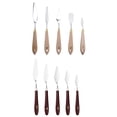 thumbnail image 1 of HLONK 10 Pcs Oil Paint Scraper Painting Knives Tools Wood Handle Pigment, 1 of 6