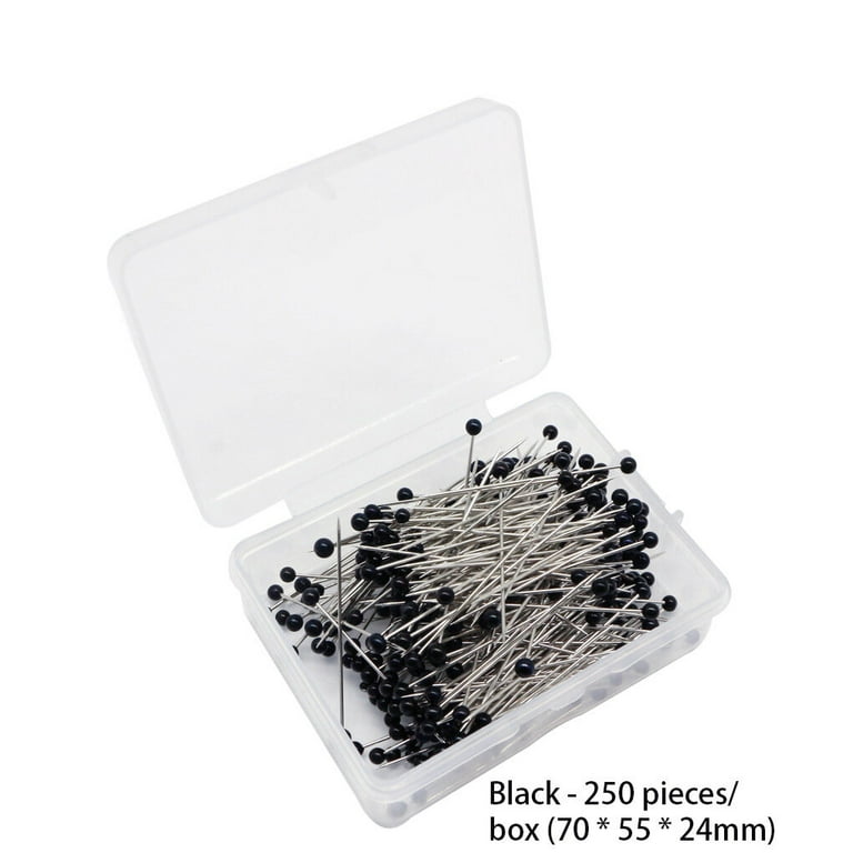 Quilting Pins Kit 250 Pcs, Steel Curved Safety Basting Pins +