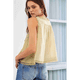 thumbnail image 3 of Blusas de Verano Bohemias con Lazo Frontal para Mujer, Blusas Playeras de Encaje con Botones, Sin Mangas, de de , Y2k 2025, Amarillas, S, 3 of 6