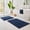 2-Pack Deep Blue, variant on GRANNY SAYS Bathroom Rugs Sets, Soft Absorbent Bath Mats, Non Slip Washable Bath Rugs, 2-Set, Gray