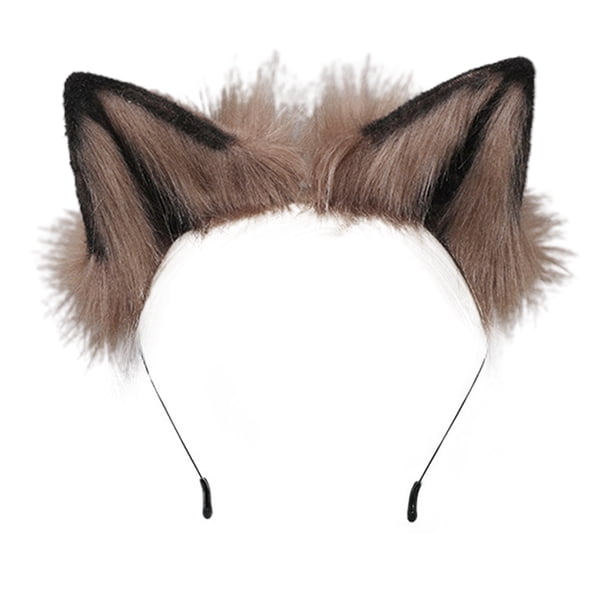 Orejas De Gato, Lobo Y Zorro De Piel Sintética YIMMUNZ, Diadema Ajustable, Ideales Para Halloween, Cosplay, Carnaval Y Fiestas Temáticas.