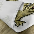 thumbnail image 5 of Ambesonne Reptile Place Mats Set of 4, Exotic Wild Crocodile Theme, Standard Size, White Navy, 5 of 6