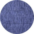 thumbnail image 1 of Ahgly Company Machine Washable Indoor Round Abstract Blue Modern Area Rugs, 7' Round, 1 of 4