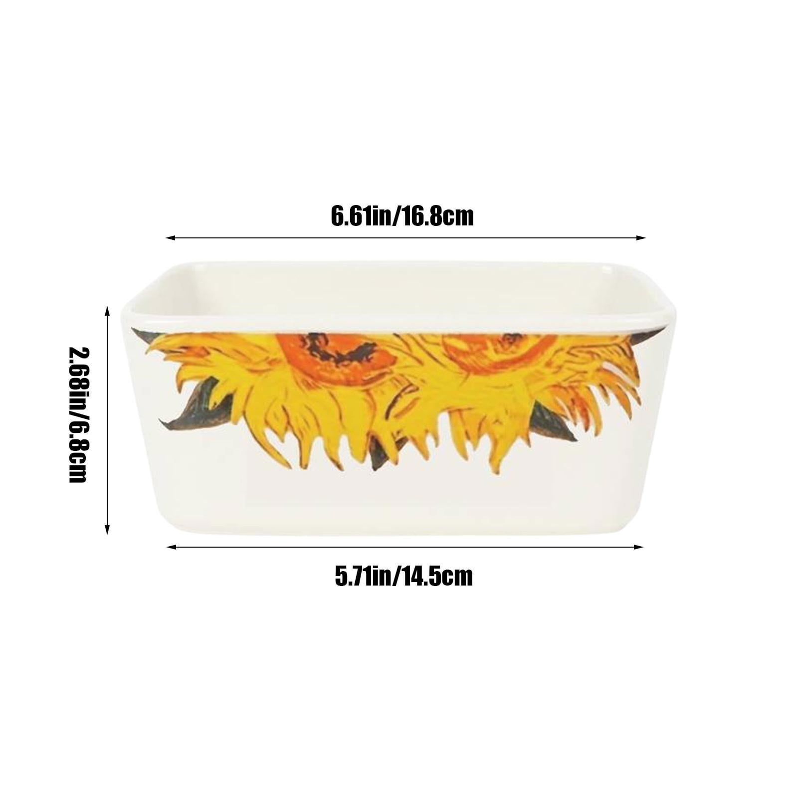 HOZVOMI Ceramic Butters Storage Box - Nordic Style Ceramic Jar for Cheese and Butters Storage