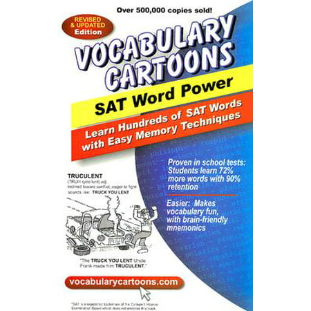 Vocabulary Cartoons, SAT Word Power : Learn Hundreds of SAT Words Fast with Easy Memory (Best Memory Techniques For Students)