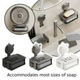 thumbnail image 3 of Suction Cup Bar Soap Dish Soap Dishes Sponge Holder R3X4, 3 of 8
