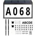 thumbnail image 2 of Solar Address Sign, Solar House Numbers for Outside, Solar Powered LED Address Plaque Address Numbers Intelligently Controlled Lighted Address Signs with Solar Charging, Waterproof Address Design, 2 of 8