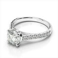thumbnail image 5 of 2.28 Ct Solitaire Round Natural Moissanite Wedding Beautiful Rings for Women Solid 18K White Gold, 5 of 8