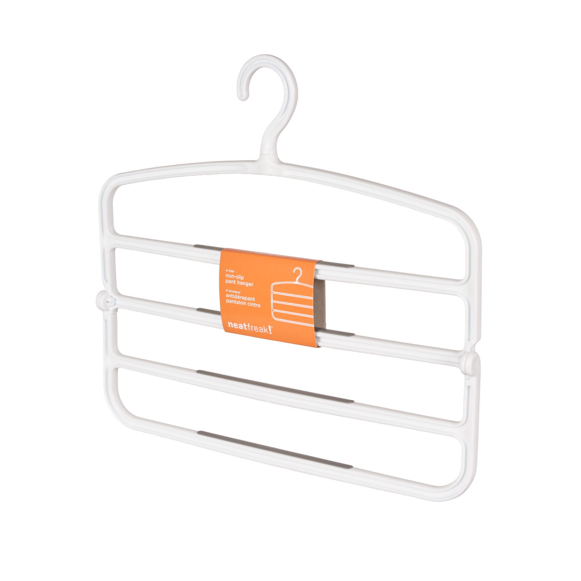neatfreak!® 4 Tier Non-Slip Pant Hanger, Adult
