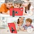 thumbnail image 5 of SUPNICE Case for iPad Air 11 inch M2 2024 Air 6th /10.9 Air 5th 2022/Air 4th 2020, Protective Cover with Kickstand Case for iPad Air 6 5 4 Generation, Red, 5 of 7