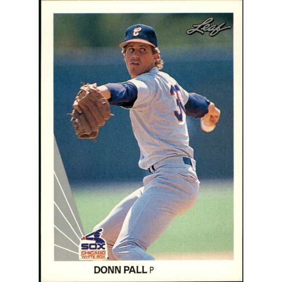 Collectible 1990 Leaf #392 Donn Pall MLB Baseball Trading Card
