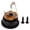 Black, variant on Rupoun Thickened Round Cup Shaped Metal Guitar Stereo Output Socket Jack for TL Electric Guitar Replacement Parts with 2 Screws, Golden, 1.57 x 2.36 inches (4 x 6 cm)