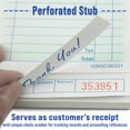 thumbnail image 4 of [10 Pads, 50 Sheets/Pad] Single Part Guest Checks Pad for Restaurants, Perforated 1 Part Green and White Check with Bottom Guest Receipt for Bars, Cafes and Restaurant Orders, 4 of 9