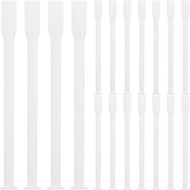 30 Piezas Soporte Centrador de Mechas para Velas Tubos de Colocación de Mecha Herramienta de Fijación y Alineación para Fabricación de Velas DIY Manualidades