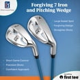 thumbnail image 5 of PGA TOUR x First Tee Junior Golf Club Set with Stand Bag, 7-Piece, Right-Handed, Kids Heights 5'3" to 5'10", Blue, 5 of 15